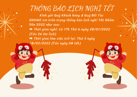 Thông báo nghỉ tết Nhâm Dần 2022