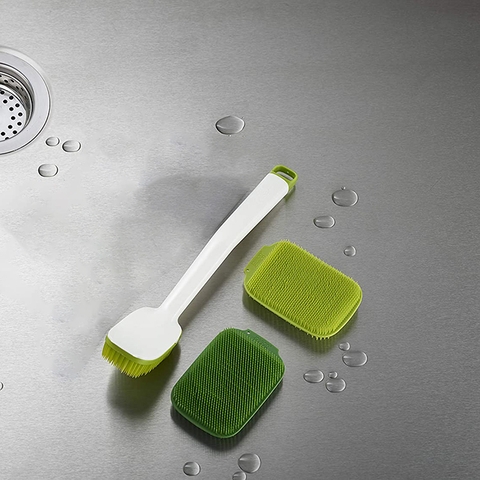Bộ bàn chải rửa bát đĩa Joseph Joseph CleanTech 85158 [Hàng Đức]