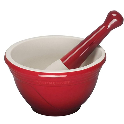 Bộ Chày Cối Lecreuset Mortar & Pestle Cerise 300ml [Nhập Đức]
