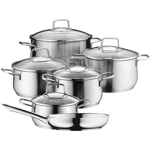 Bộ nồi Đức 6 món WMF Brilliant [Hàng Đức]