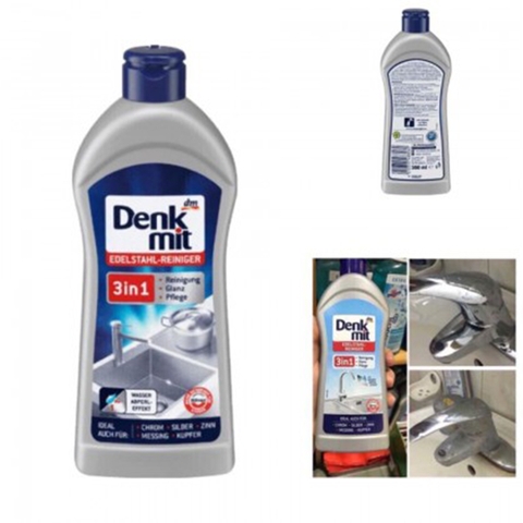 Chai tẩy rửa inox Denkmit Edelstahlreiniger 300ML [Hàng Đức]