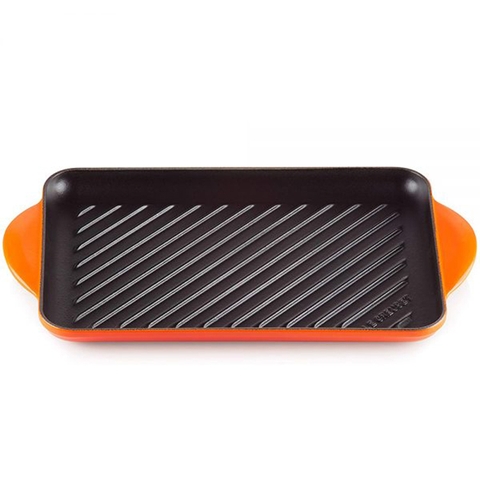 Chảo nướng chữ nhật Le Creuset 32x22cm Orange [Made in France]