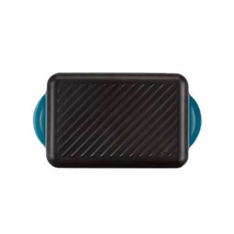 Chảo nướng chữ nhật Le Creusert 32x22cm Deep Teal [Made in France]