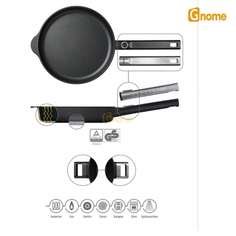 Chảo Woll có vung Diamand XR Logic Saute 24cm [Hàng Đức]