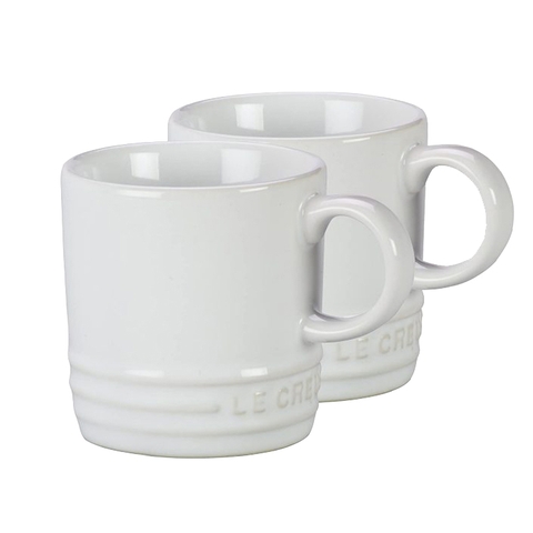 Cốc Cafe Le Creuset London Holly màu trắng 200ml [Hàng Đức]