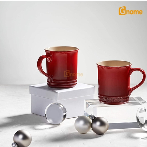 Cốc Le Creuset Holly London màu đỏ anh đào 350ml [Hàng Đức]