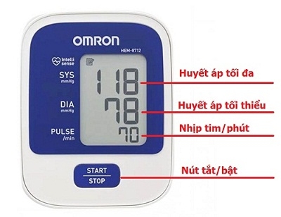Máy đo huyết áp bắp tay Omron HEM-8712