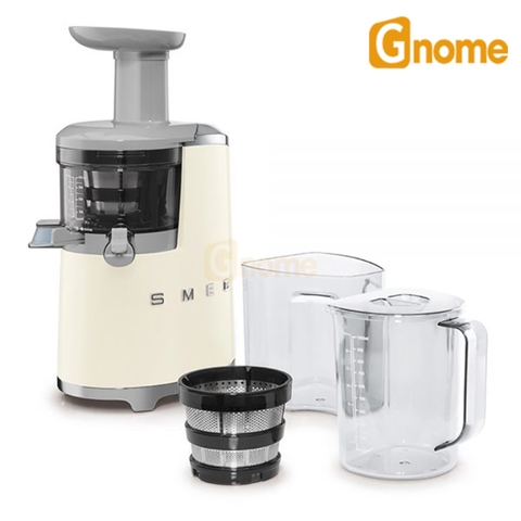 Máy ép chậm trái cây Smeg SJF01CREU màu kem [Hàng Đức]
