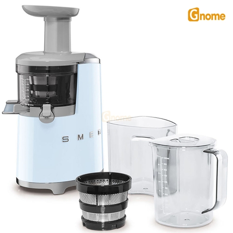 Máy ép chậm trái cây Smeg SJF01PBEU Pastel Blue [Hàng Đức]