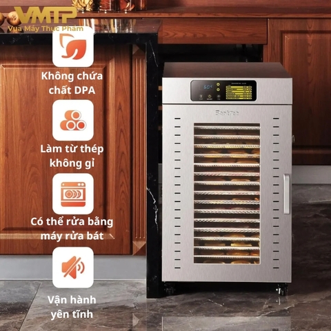 Máy Sấy Thực Phẩm Công Nghiệp 18 Khay DBC-18A [Septree]