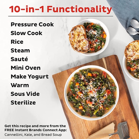 Nồi Áp Suất Instant Pot 10 in 1 Pro [Nhập Đức]