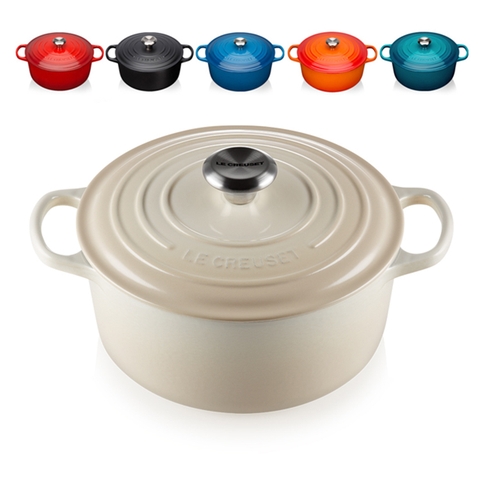 Nồi gang Le Creuset Brater Rund Evo 20cm Muschelrosa [Made in France]