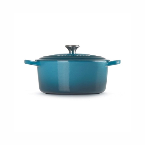Nồi gang Le Creuset Brater Rund Evo 24cm Deep Teal [Made in France]
