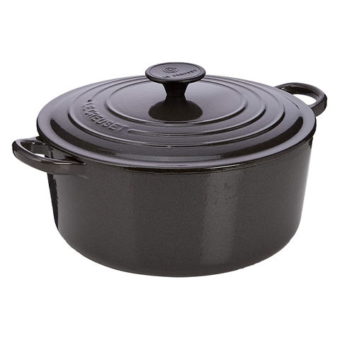 Nồi gang Le Creuset Evo 26cm Midnight Grey [Made in France]