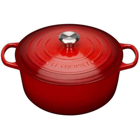 Nồi gang Le Creuset màu đỏ anh đào 24cm [Made in France]