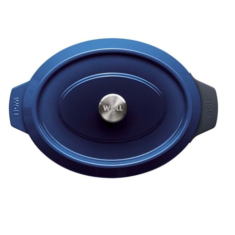 Nồi gang Woll 3426CI 020 màu xanh 34x26cm [Hàng Đức]