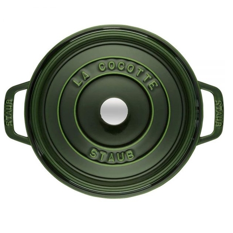 Nồi gang Staub Round Cocotte Basil 24cm  [Made in France]