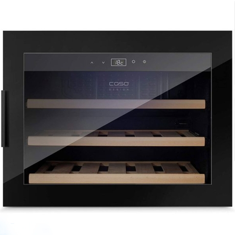Tủ Bảo Quản Rượu Vang CASO WineSafe 18 EB Black [Nhập Đức]