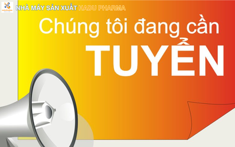 TUYỂN NHÂN VIÊN THU MUA NGUYÊN DƯỢC LIỆU