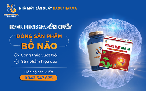 SẢN XUẤT SẢN PHẨM BỔ NÃO - CHẤT LƯỢNG VƯỢT TRỘI TẠI HADU PHARMA