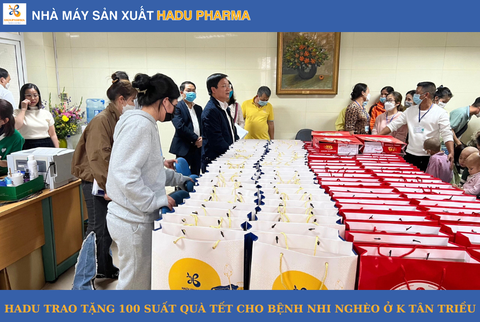HADU TRAO TẶNG 100 SUẤT QUÀ TẾT ẤM ÁP THIỆN NGUYỆN CUỐI NĂM