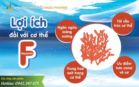 Hoạt chất Aquamin F - Canxi hữu cơ từ Tảo biển đỏ