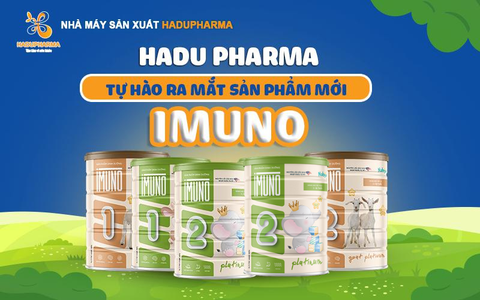 HADU PHARMA GIỚI THIỆU DÒNG SẢN PHẨM MỚI HỢP CÙNG NA LY SA - IMUNO