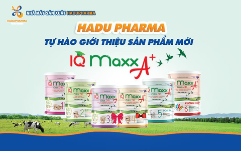 CHÀO THÁNG 3! HADU PHARMA TỰ HÀO GIỚI THIỆU SẢN PHẨM MỚI - IQ MAXX A+