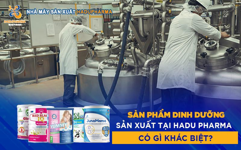 SP DINH DƯỠNG SẢN XUẤT TẠI HADU PHARMA CÓ GÌ KHÁC BIỆT?