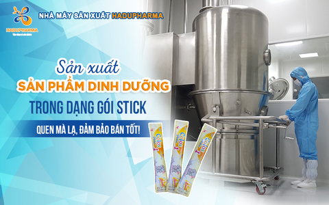 SẢN XUẤT SẢN PHẨM DINH DƯỠNG DẠNG GÓI STICK - 