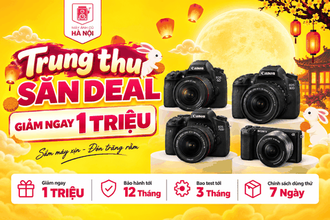 Giảm Ngay 1 Triệu Cho Combo Máy Ảnh Hot - Máy Ảnh Cũ Hà Nội