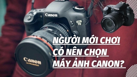 3 LÝ DO VÌ SAO NGƯỜI MỚI CHƠI NHIẾP ẢNH NÊN CHỌN MÁY ẢNH CANON️