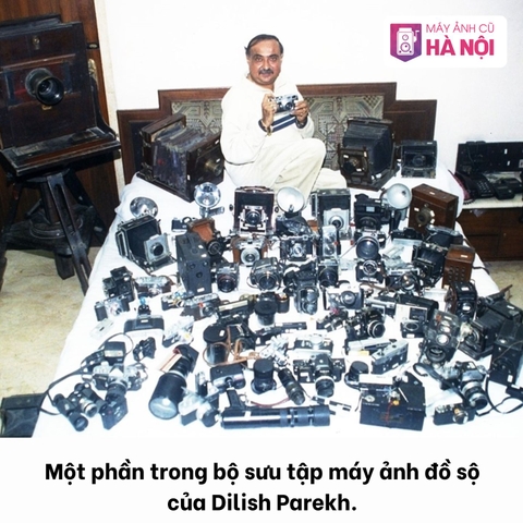 NGƯỜI ĐÀN ÔNG CÓ NHIỀU MÁY ẢNH NHẤT THẾ GIỚI TỚI 4.425 CHIẾC MÁY ẢNH