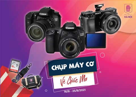 CHỤP MÁY CƠ, VẼ GIẤC MƠ - TUẦN LỄ HỖ TRỢ MÙA DỊCH ĐẶC BIỆT CHỈ CÓ TẠI MÁY ẢNH CŨ HÀ NỘI