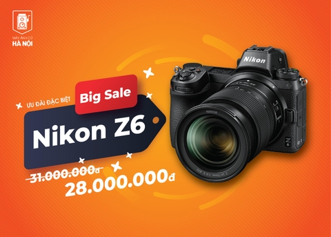 HỖ TRỢ MÙA DỊCH - GIẢM NGAY 3 TRIỆU CHO SIÊU PHẨM NIKON Z6.