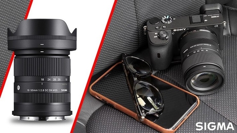 Sigma phát hành ống kính zoom siêu nhỏ gọn 18-50mm F2.8 DC DN  cho máy ảnh ngàm E và ngàm L