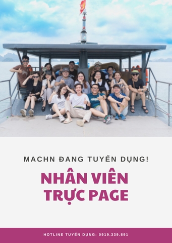 GÓC TUYỂN DỤNG - MACHN TUYỂN NHÂN VIÊN TRỰC FANPAGE