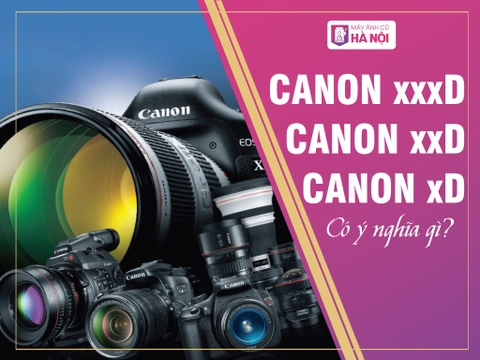Phân biệt máy ảnh Canon theo tên gọi