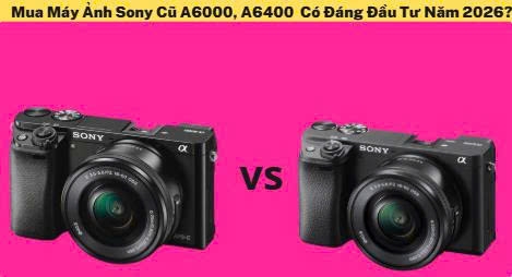 Mua Máy Ảnh Sony Cũ A6000, A6400 – Có Đáng Đầu Tư Năm 2026?