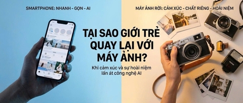 Tại Sao Giới Trẻ Lại Quay Lại Dùng Máy Ảnh Thay Vì Chỉ Dùng Điện Thoại?