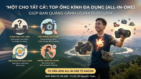 "Một cho tất cả": Top ống kính đa dụng (All-in-one) giúp bạn quăng gánh lo khi đi du lịch.