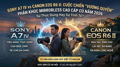 Sony A7 IV vs Canon EOS R6 II: Cuộc Chiến 