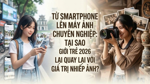 Từ Smartphone Lên Máy Ảnh Chuyên Nghiệp: Tại Sao Giới Trẻ 2026 Lại Quay Lại Với Giá Trị Nhiếp Ảnh?