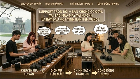 Support Trọn Đời – Bạn Không Cô Đơn: Tại Sao Mua Máy Tại MACHN Là Bắt Đầu Một Tình Bạn Bền Vững?