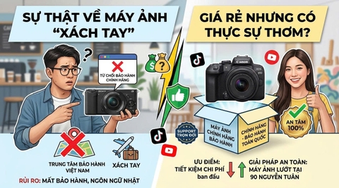 Sự Thật Về Máy Ảnh "Xách Tay": Giá Rẻ Nhưng Có Thực Sự Thơm?