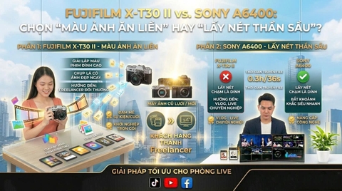 Fujifilm X-T30 II vs Sony A6400: Chọn 