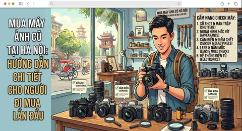 Mua Máy Ảnh Cũ Tại Hà Nội: Hướng Dẫn Chi Tiết Cho Người Đi Mua Lần Đầu.