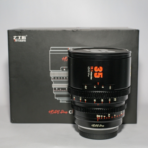 7artisans 35mm T2.1 Hope Series Professional Cinema Lens S35 Frame Mirrorless Cameras Lens Compatible for Fuji X-Mount (Used)