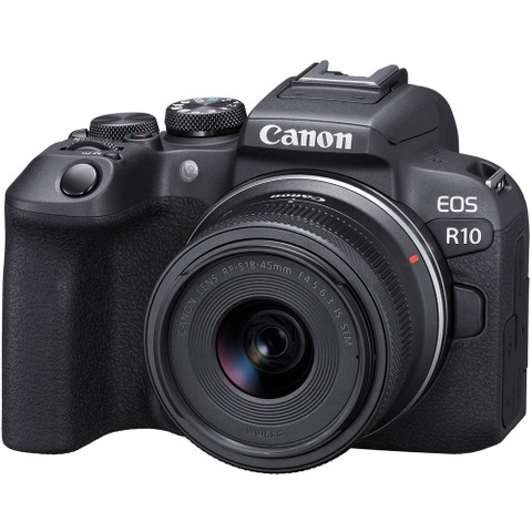 Máy ảnh Canon EOS R10 + Lens RF-S 18-45mm F4.5-6.3 IS STM | Chính Hãng giá tốt
