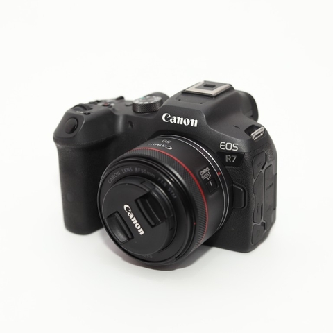 Máy Ảnh Canon EOS R7 (95%) + Ống Kính RF 50mm f/1.8 STM - Máy Ảnh Cũ Hà Nội